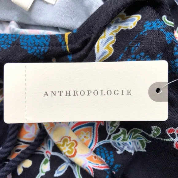 ANTHROPOLOGIE Luka Floral Sleeveless Jogger Jumpsuit Medium NWT - Picture 7 of 11